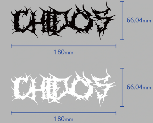 'CHIDOS' WATERPROOF DECAL